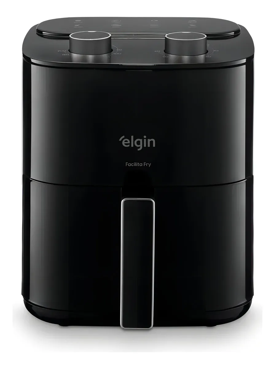 Fritadeira Air Fryer Elgin Facilita Fry 3,5 Litros Potência 1400w Cor Preta