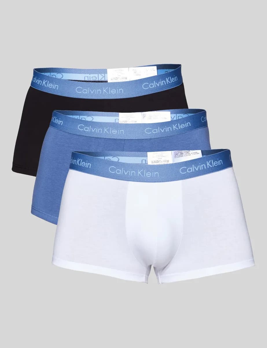 Kit 3 Cuecas Low Rise Trunk Calvin Klein